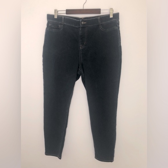 Isaac Mizrahi Denim - Isaac Mizrahi Denim Jeggings Skinny Juniors Jeans Dark Blue Size Large